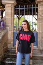 T-Shirt Ciao – Schwarz
