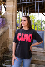 T-Shirt Ciao – Schwarz
