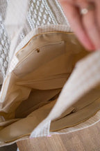Sac Cabas Vichy - Beige