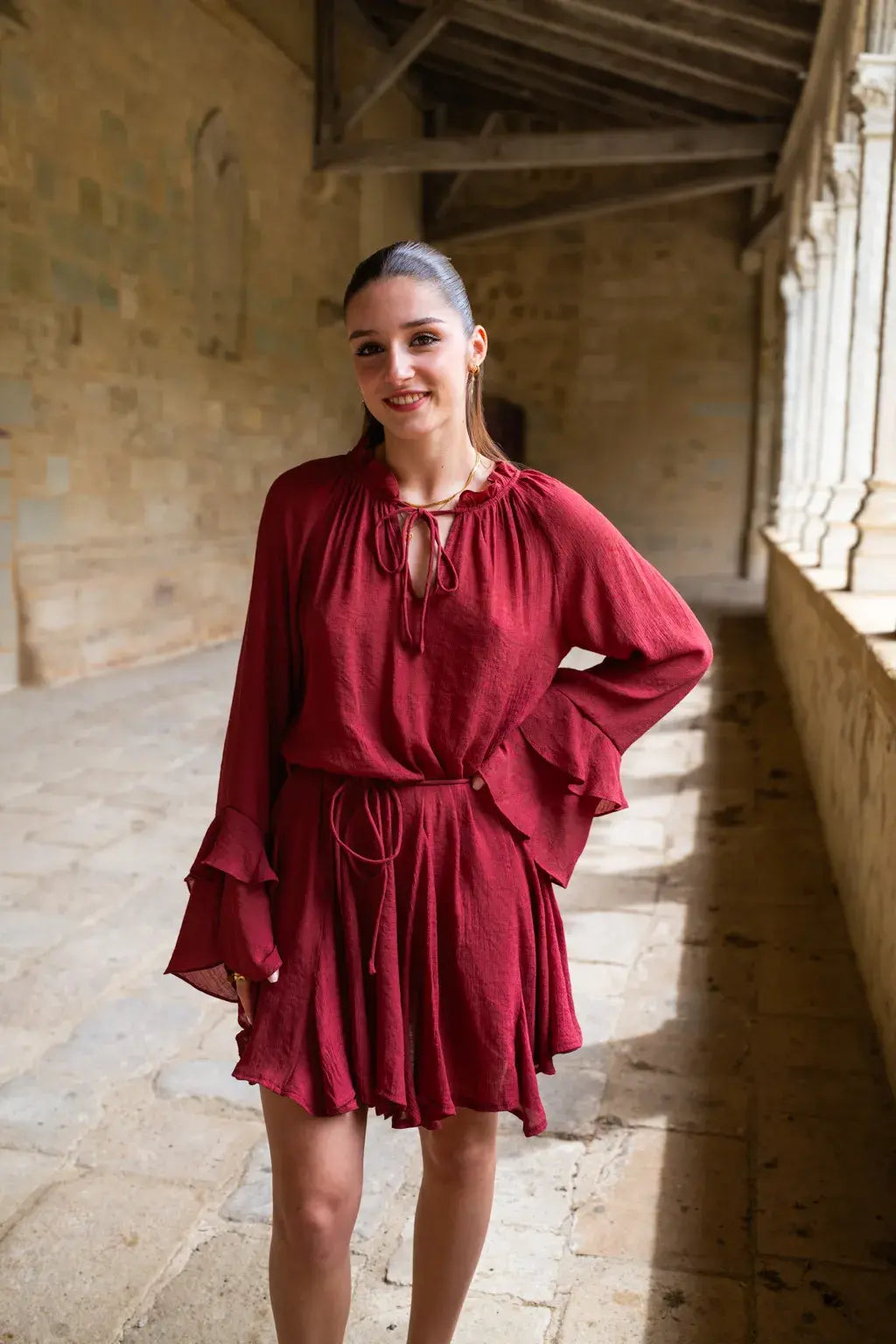 Tory Terracotta Dress