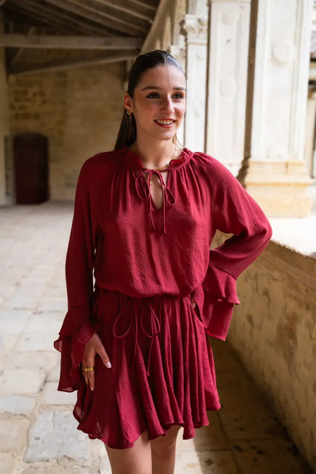 Tory Terracotta Dress