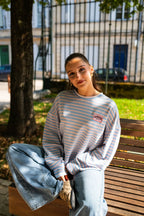 T-shirt Amour Paris - Blå