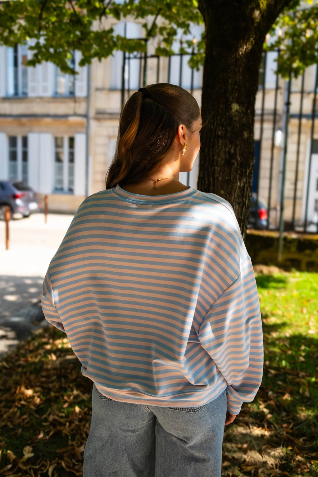 T-shirt Amour Paris - Blå