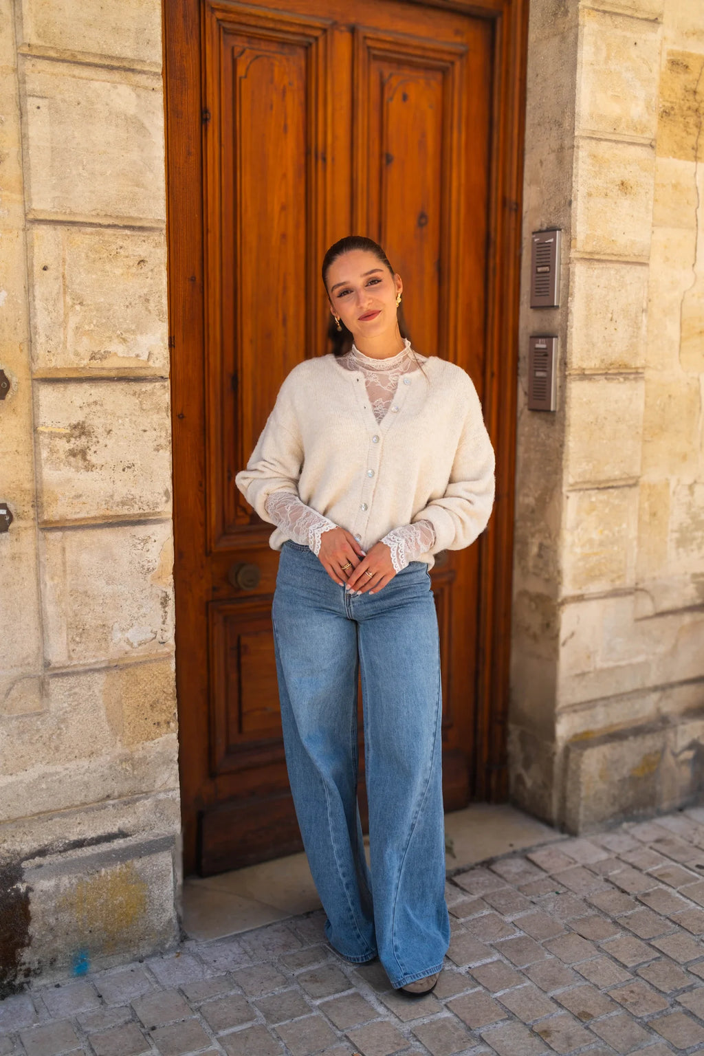 Camicetta Garrett - Ecrù