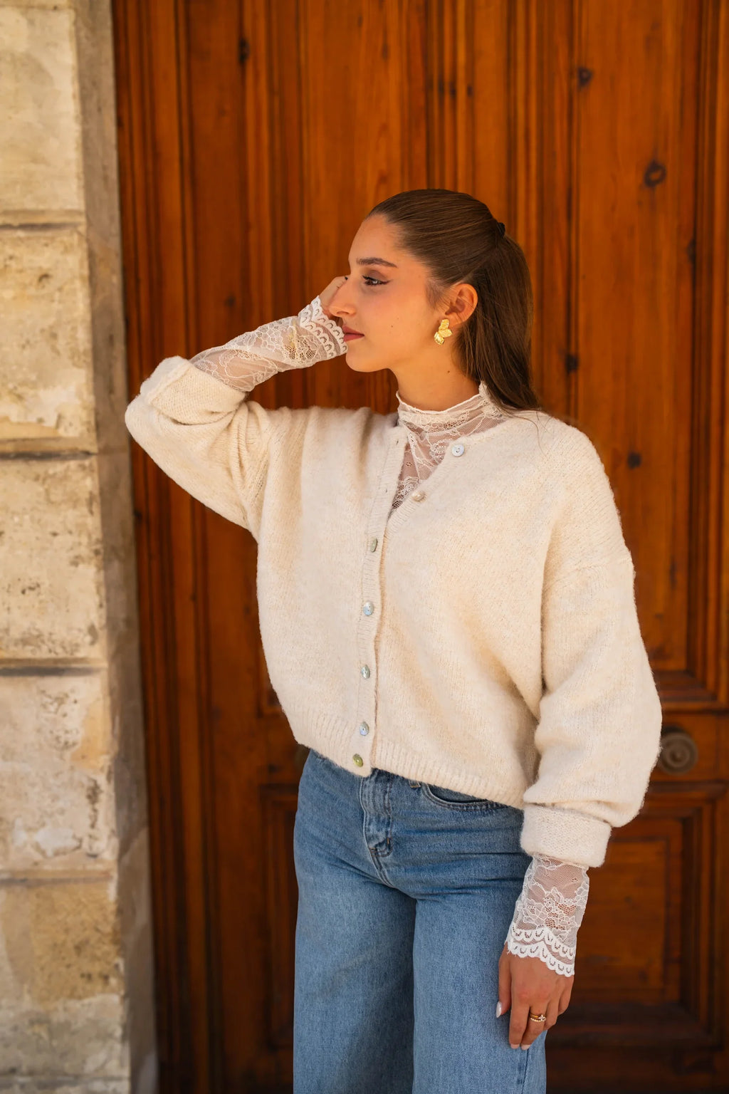 Camicetta Garrett - Ecrù