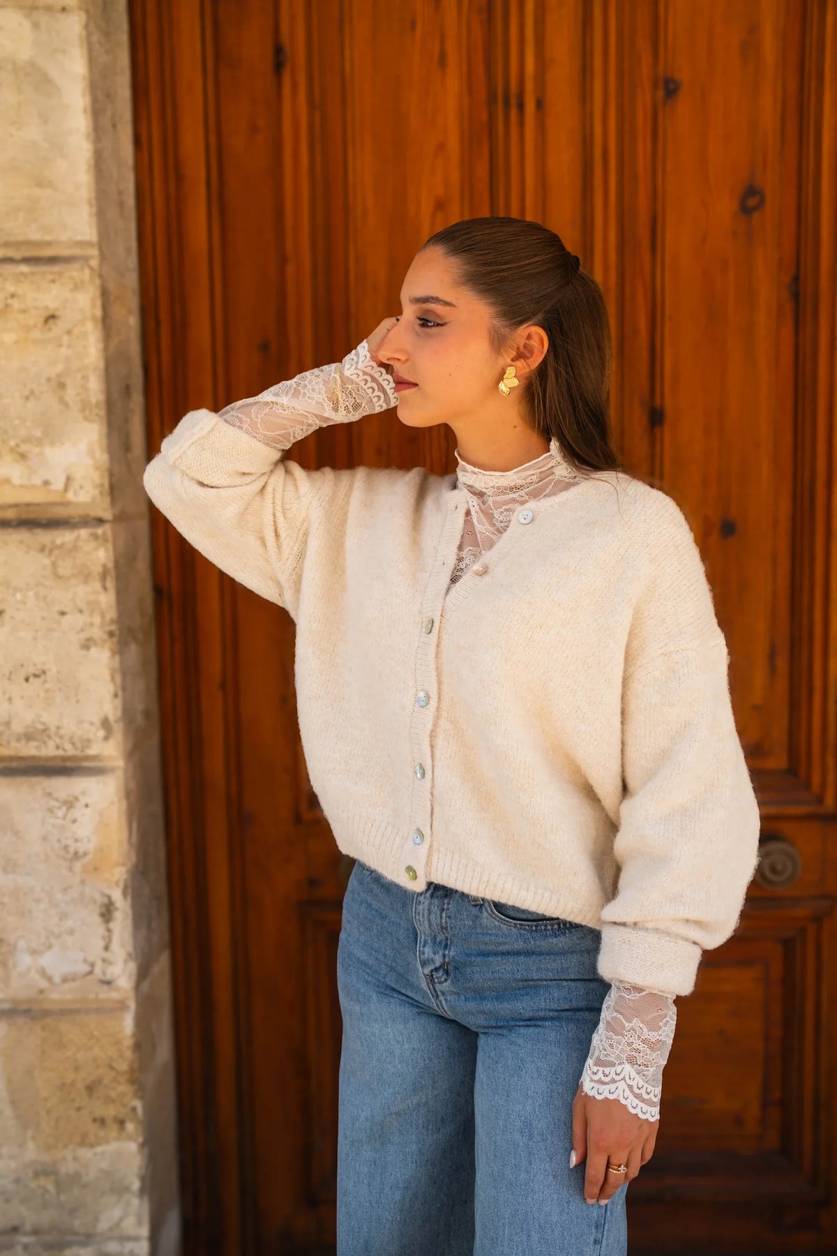Camicetta Garrett - Ecrù