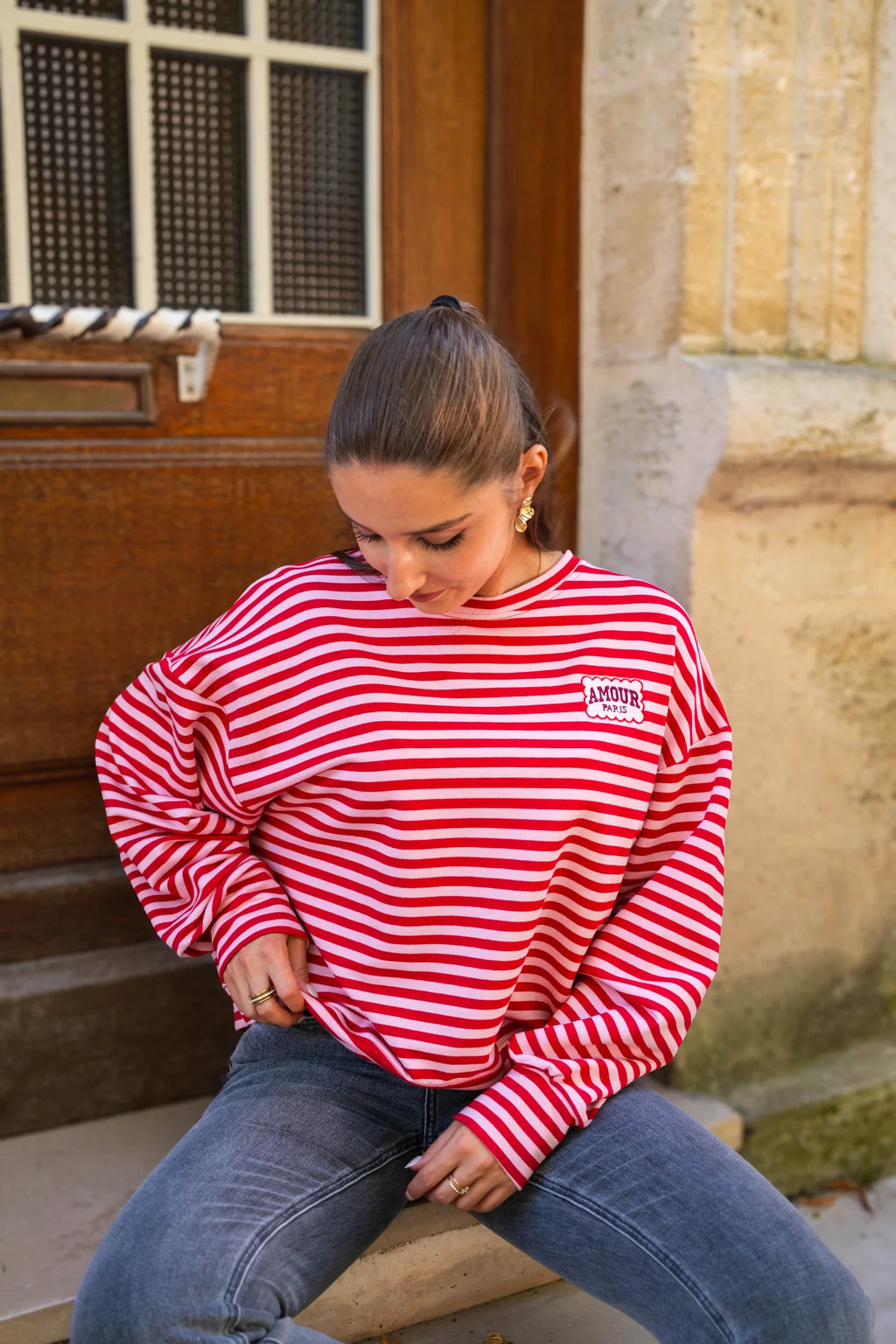 T-Shirt Amour Paris – Rot