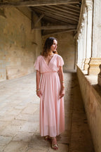 Mila Long Pink Dress