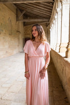 Mila Long Pink Dress