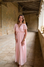 Mila Long Pink Dress