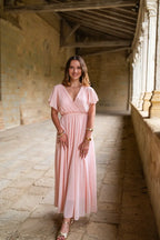 Mila Long Pink Dress