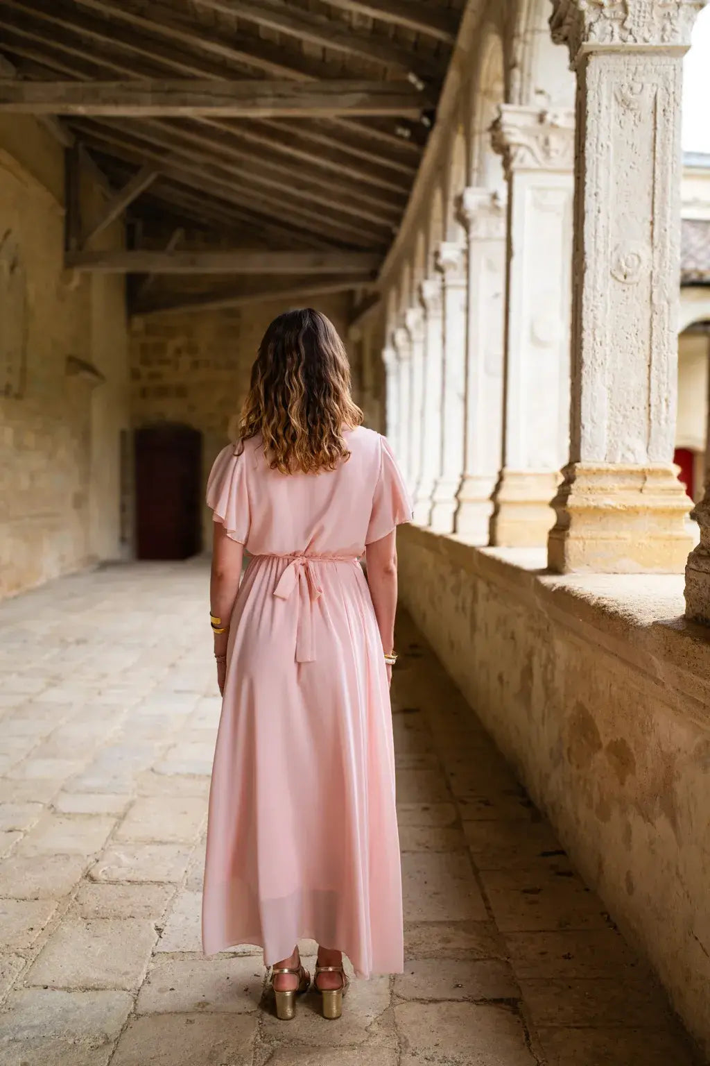 Mila Long Pink Dress