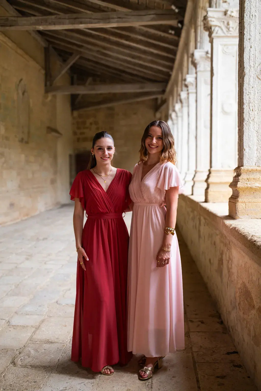 Mila Long Pink Dress