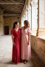 Mila Long Pink Dress