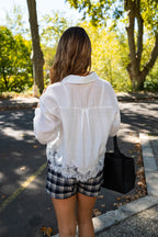 Hemdbluse Gaelle - Ecru