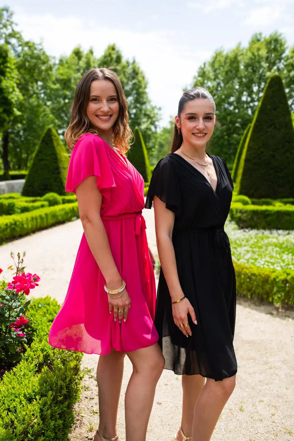 Mila Short Black Dress