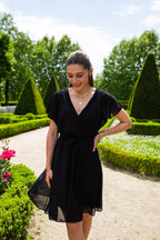 Mila Short Black Dress