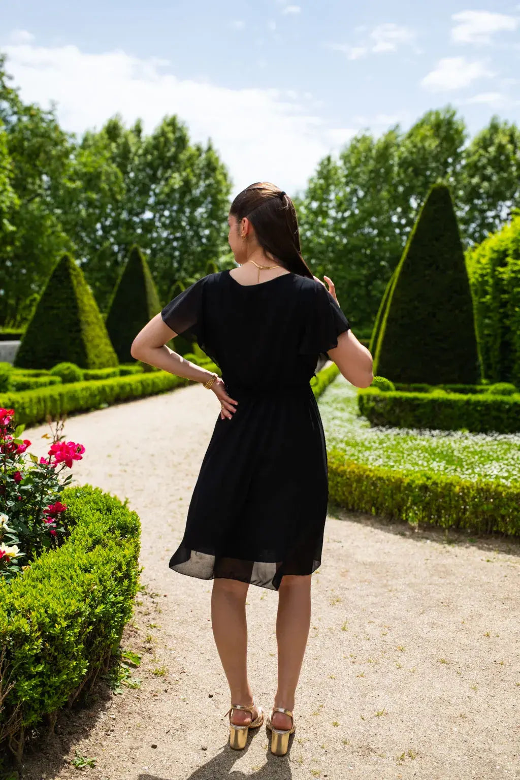 Mila Short Black Dress