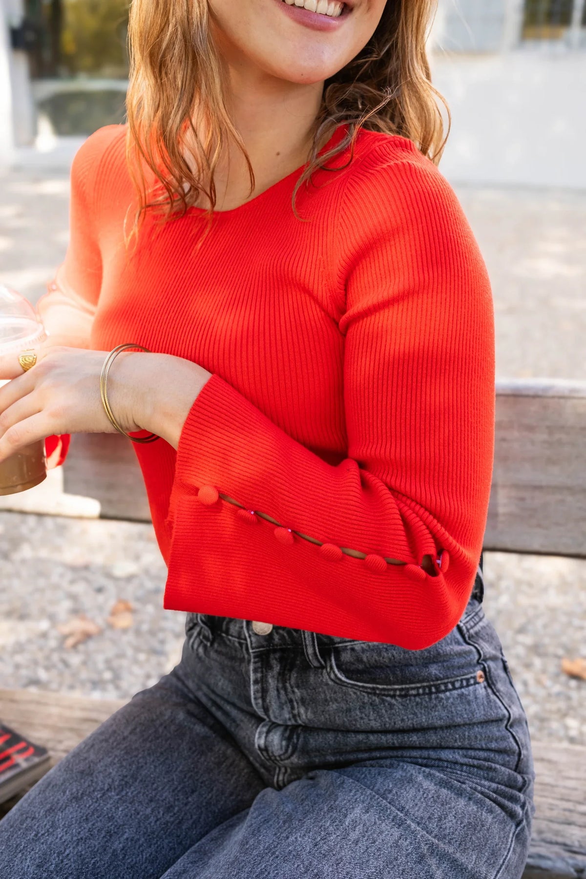 Sweter Ella – Czerwony