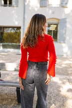 Sweter Ella – Czerwony