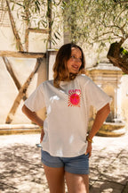 T-Shirt Happy Écru