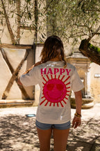 T-Shirt Happy Écru