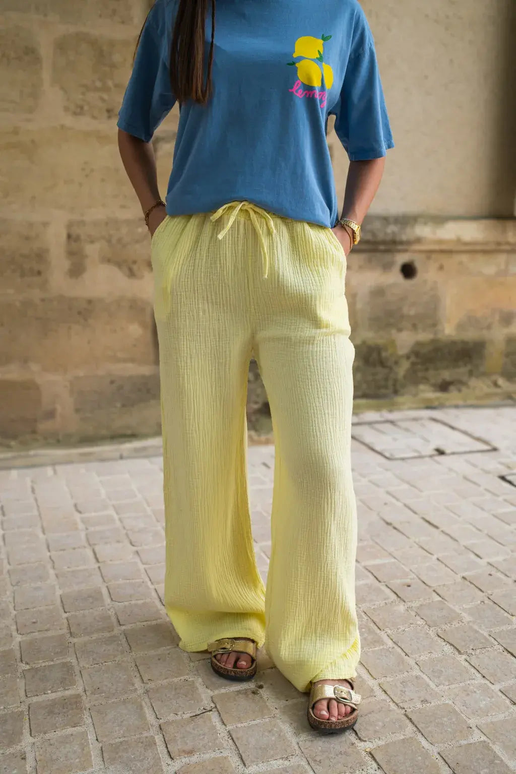 Yellow Pola Pants