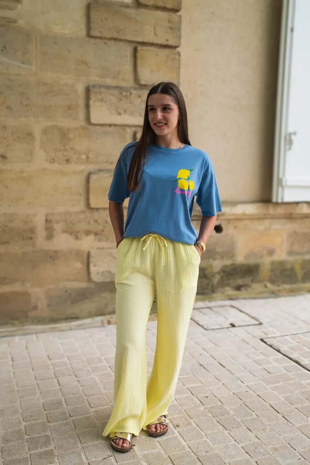 Yellow Pola Pants