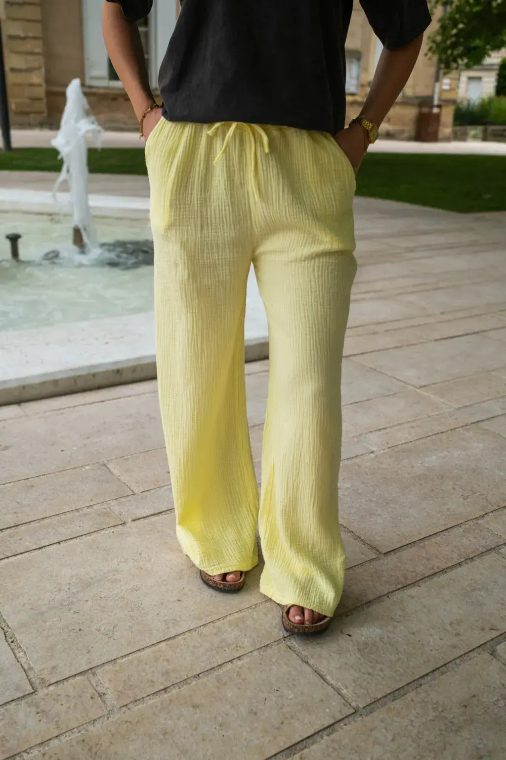 Yellow Pola Pants