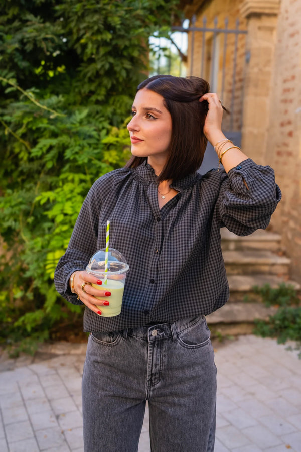 Bluse Cleo - Grau