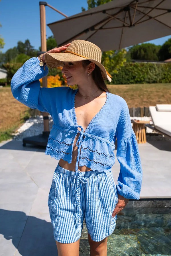 Blusa Clementina Azul
