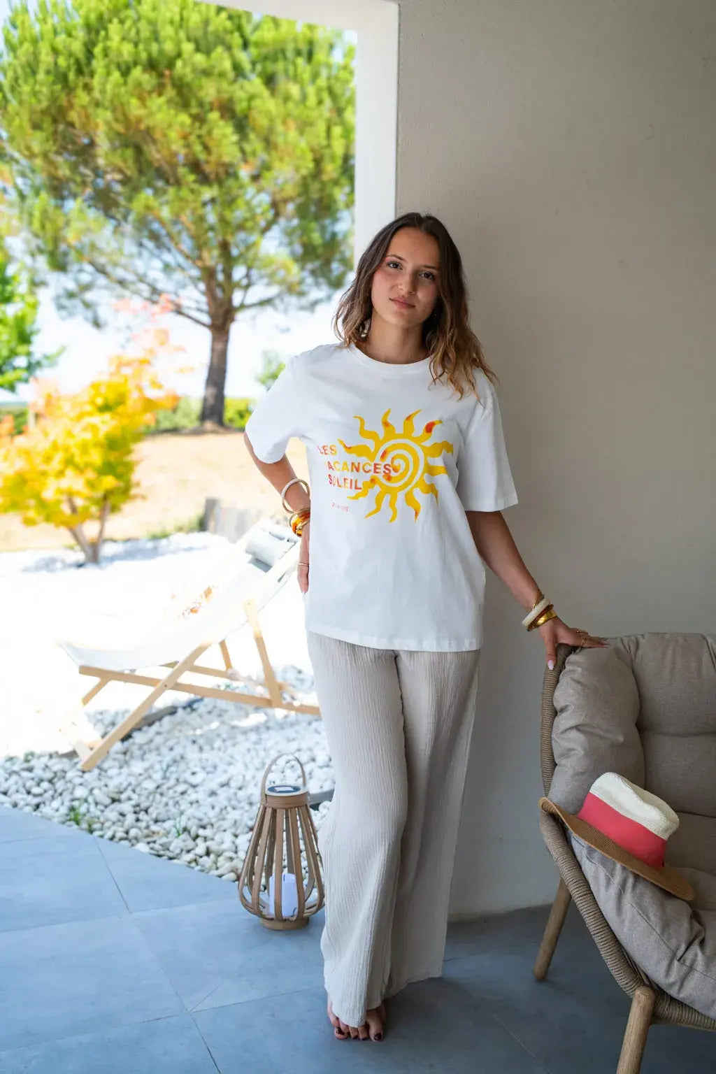 Pantalón Pola Beige