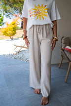 Pantalón Pola Beige