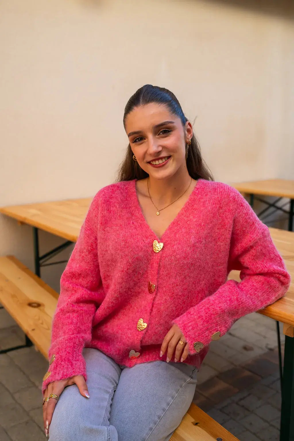 Vest Maja - Roze