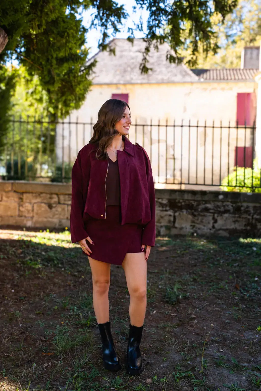 Chaqueta Taoh - Burdeos