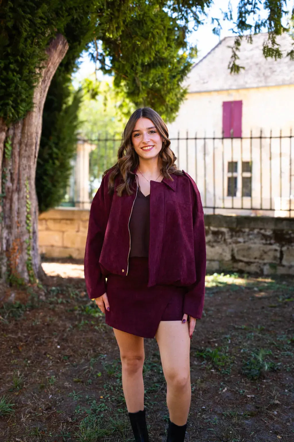 Chaqueta Taoh - Burdeos