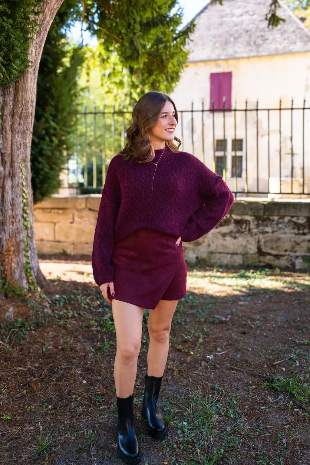 Sweter Milene – Burgund