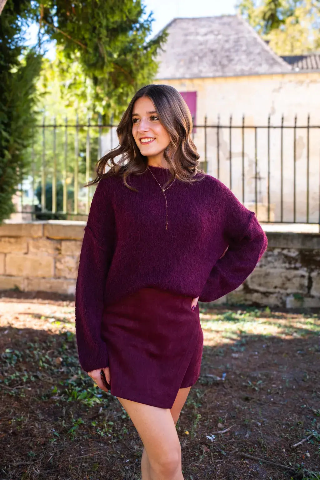 Sweter Milene – Burgund