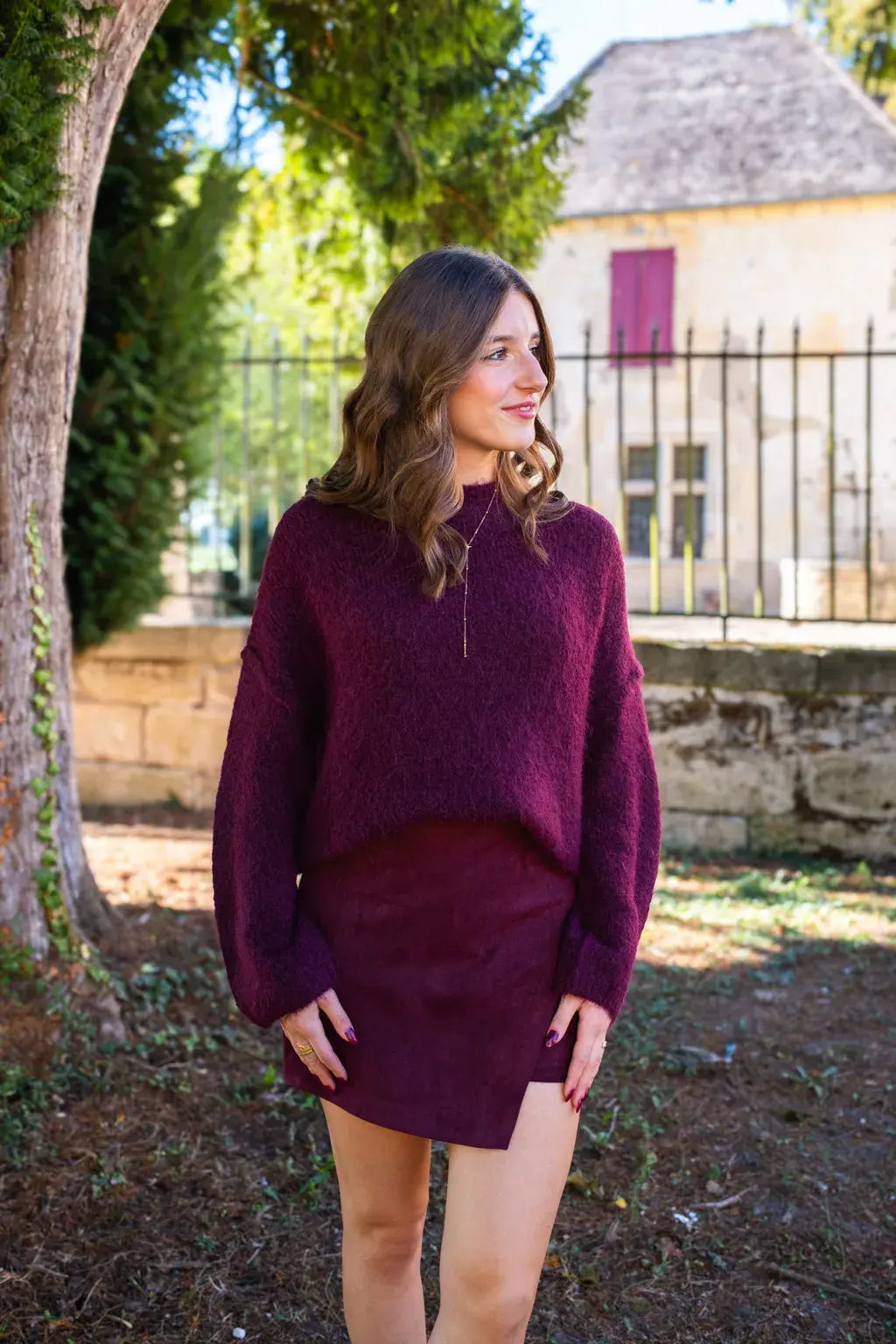 Sweter Milene – Burgund