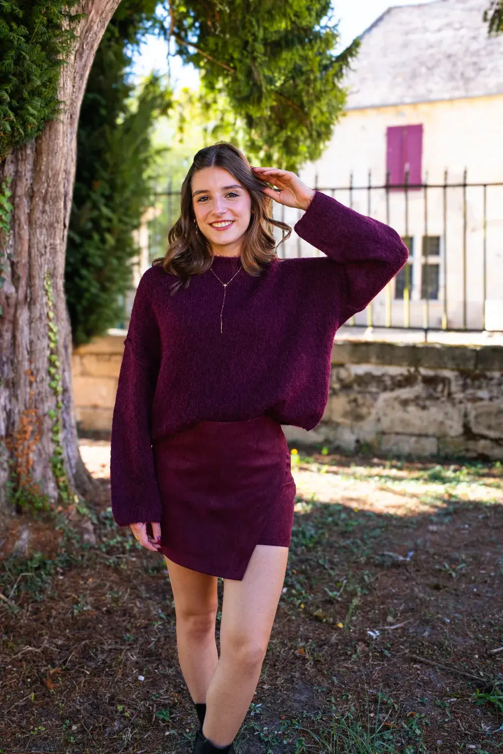 Sweter Milene – Burgund