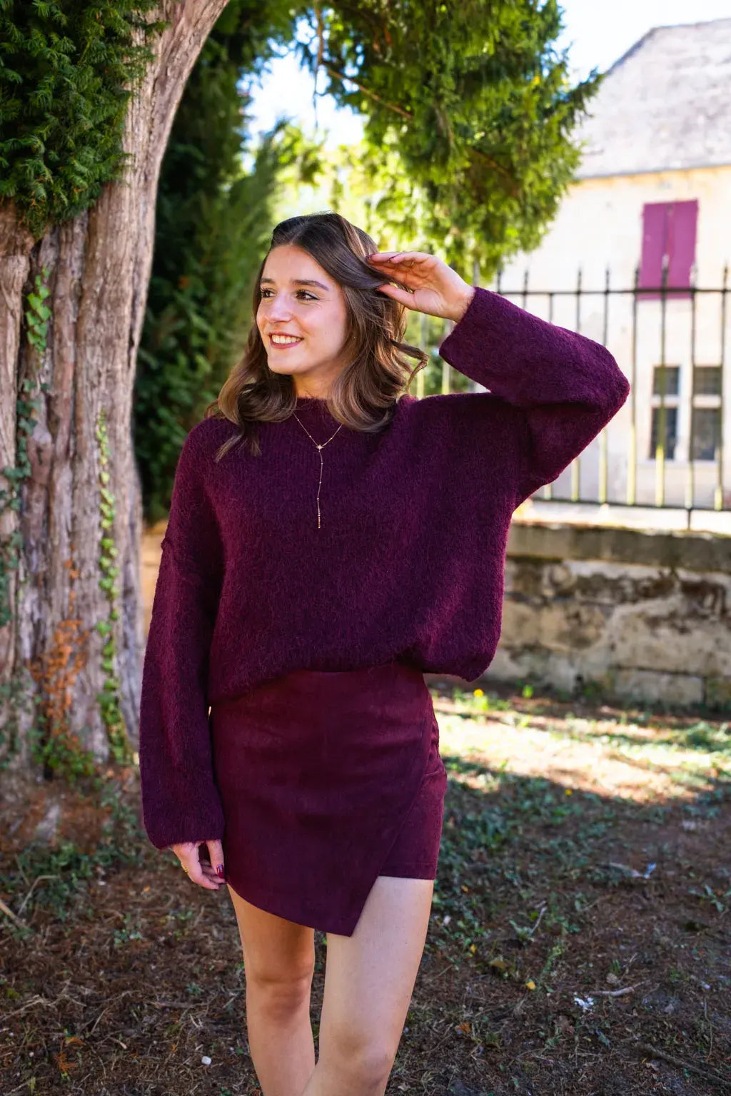 Sweter Milene – Burgund