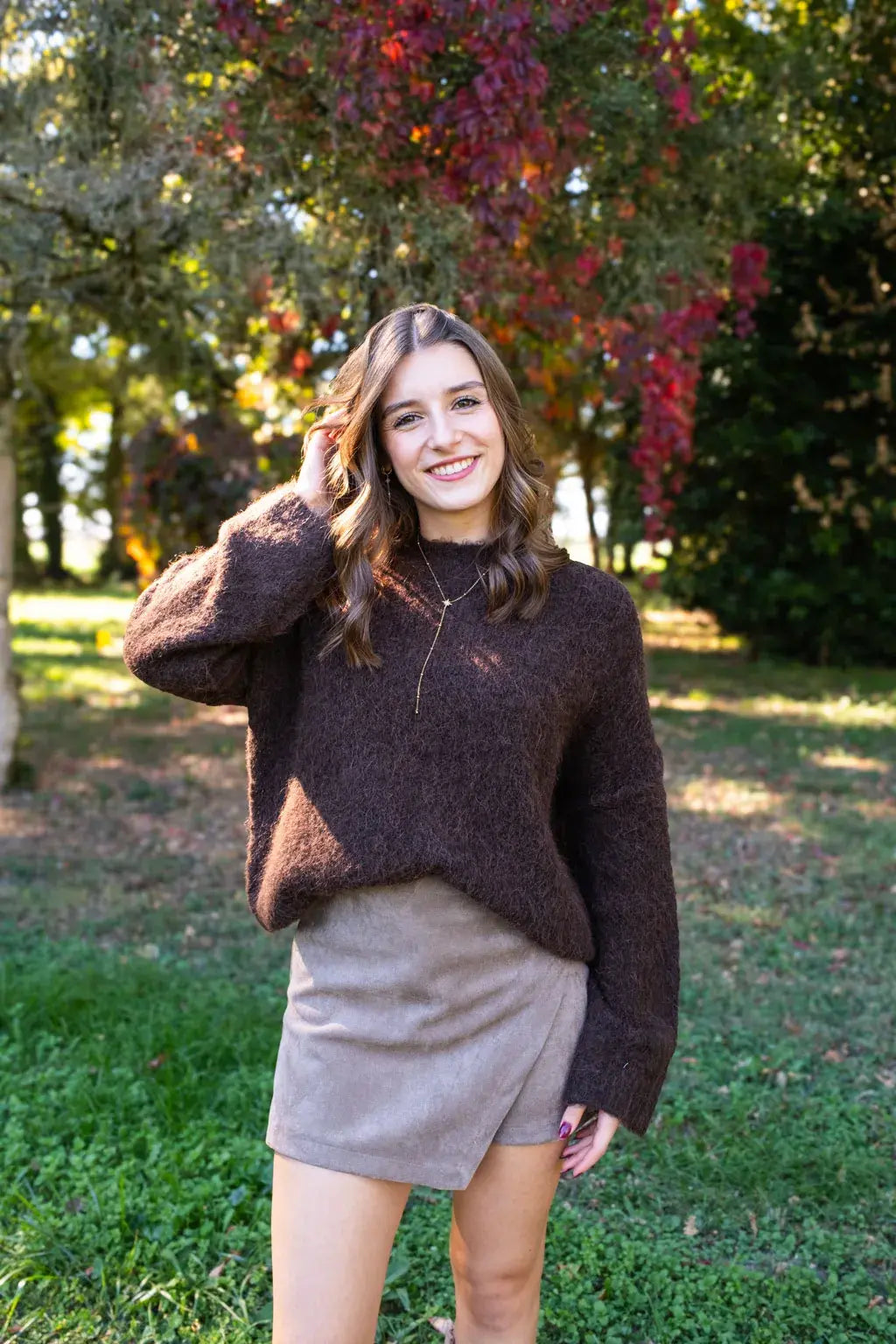 Diaz Skort - Taupe