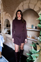 Gonna Pantalone Aubane - Cioccolato