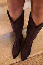 Botas camperas Vanina - Chocolate