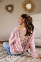 Sweter Hilona – Różowy