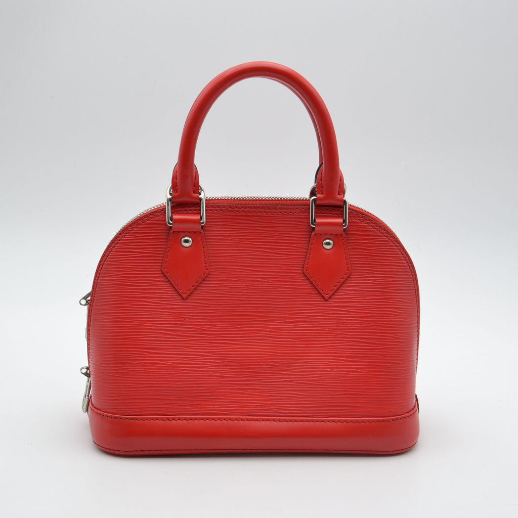 Louis Vuitton Alma Bb Epi Cuero Amapola