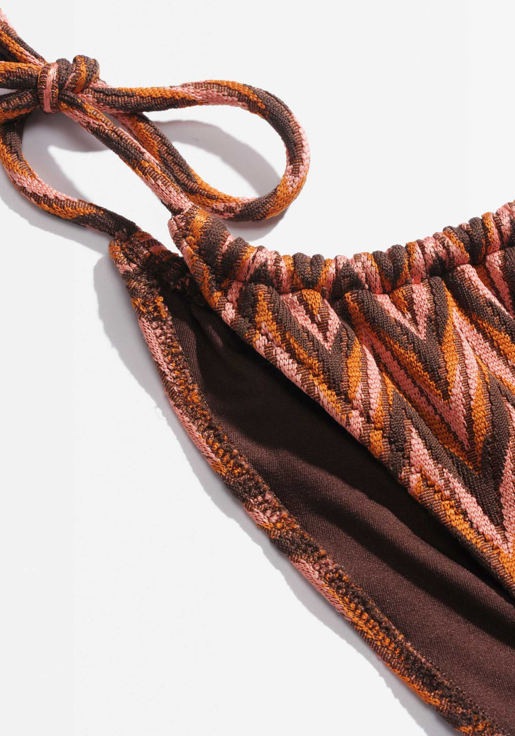 Brigitte Bikini Bottom - Chevron