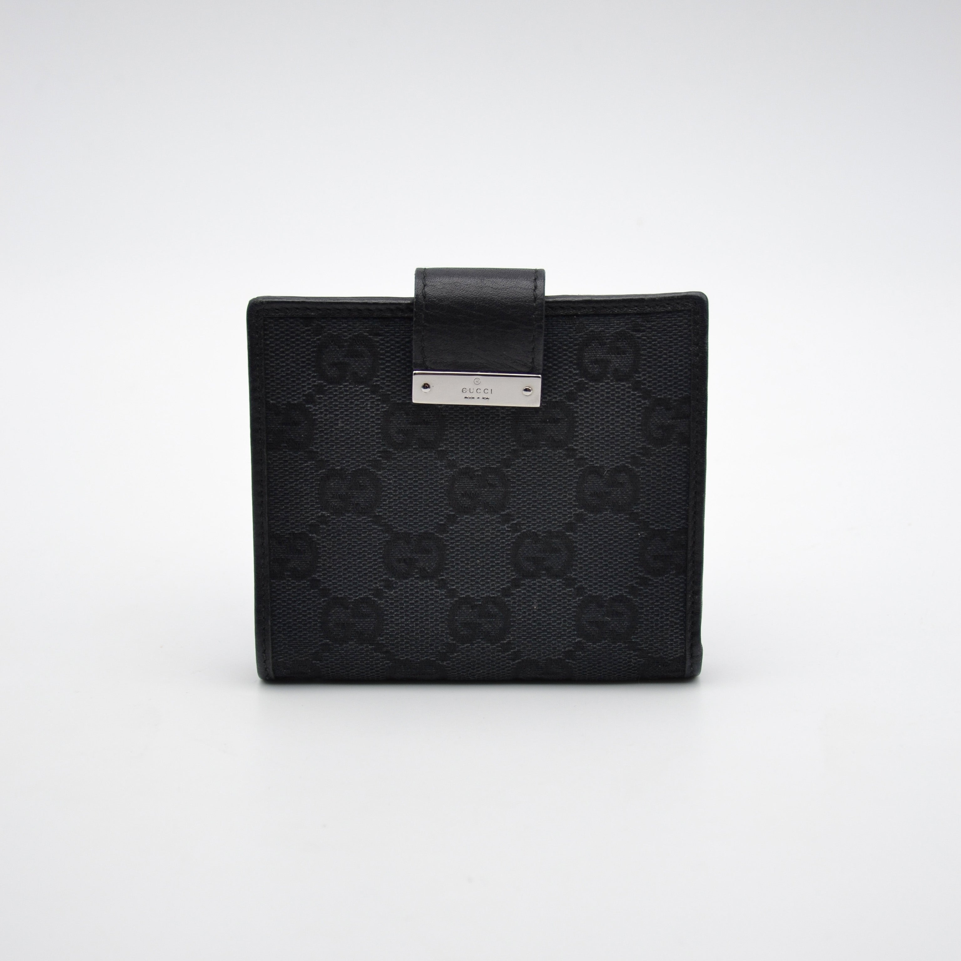 Cartera compacta con monograma Gucci Gg