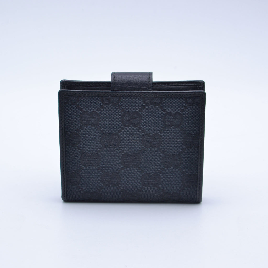 Cartera compacta con monograma Gucci Gg