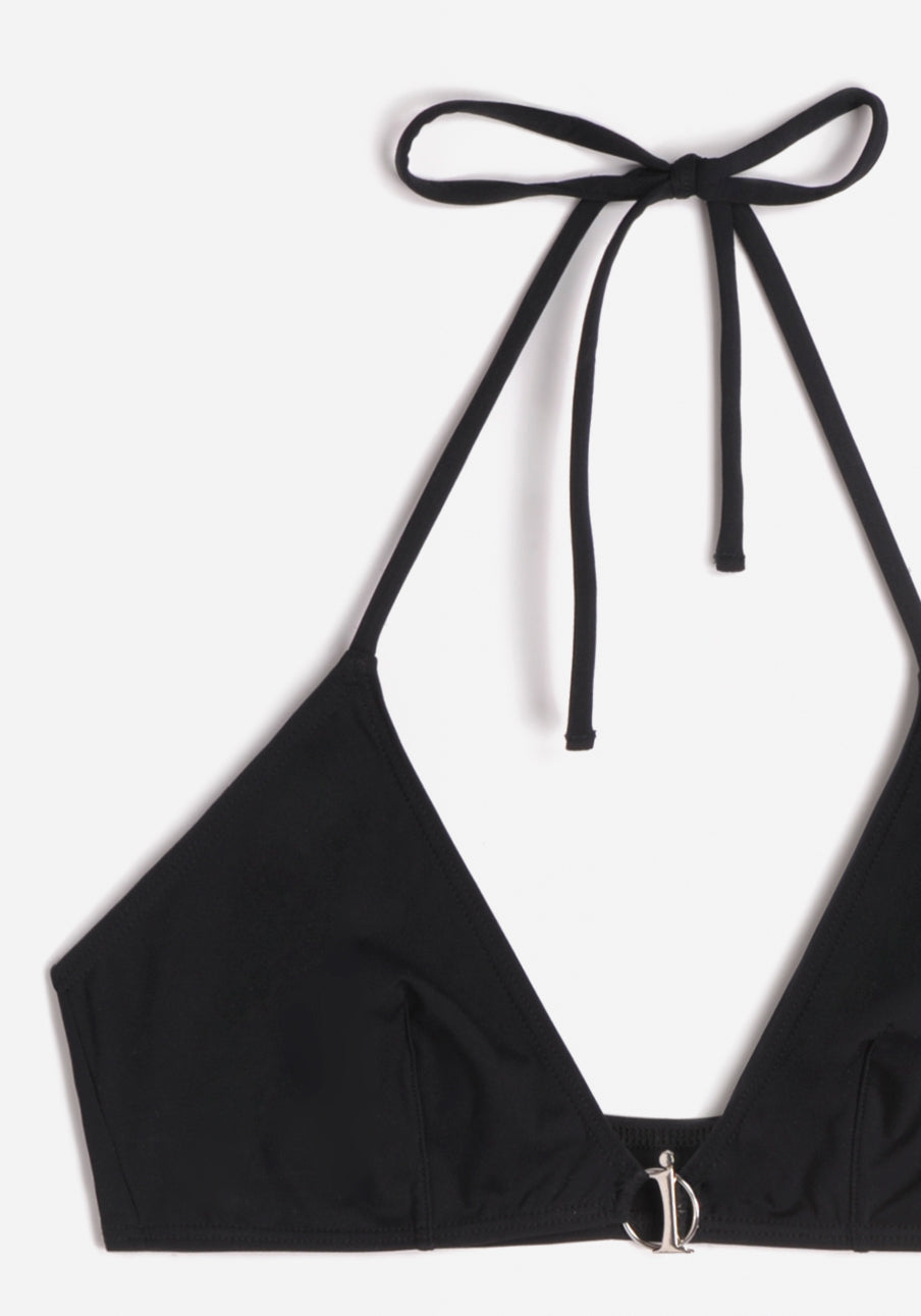 Haut De Maillot Triangle Amaretto - Noir